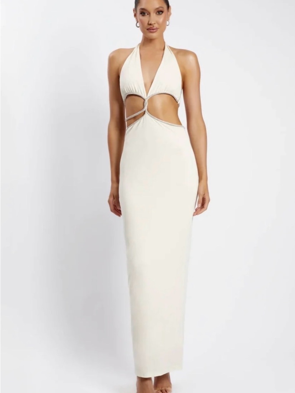 NWT Meshki nicha diamante cut out dress
